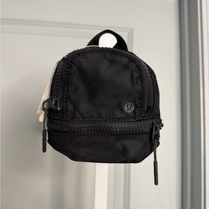 lululemon athletica Black Mini Backpack